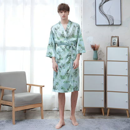 Ice Silk Couple Pajamas