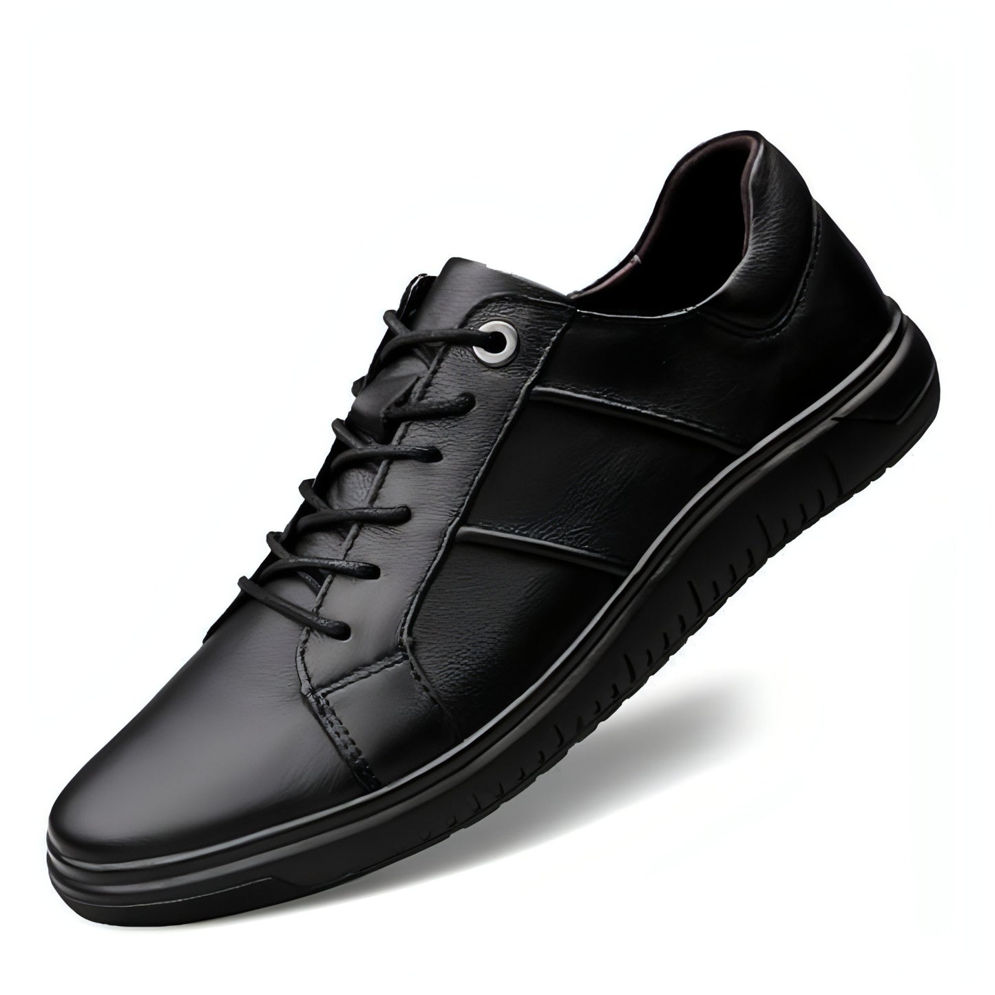 Men's casual fashion breathable top leather shoes