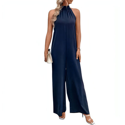 Fashion Jumpsuit Halter Straight Onesie