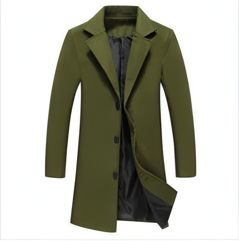 Casual Business Woolen Trench Coats