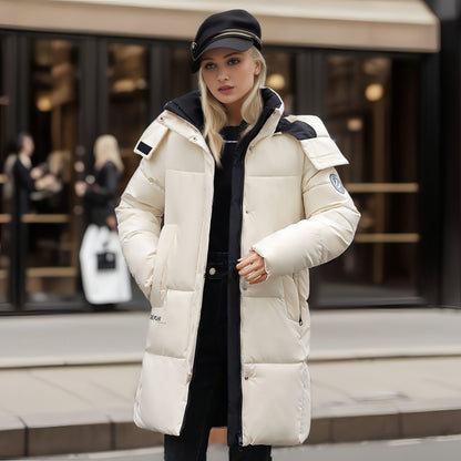 A1. Women's Simple Thickened Cotton Padded Coat Jacket