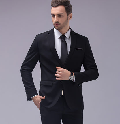 Traje de negocios para hombre