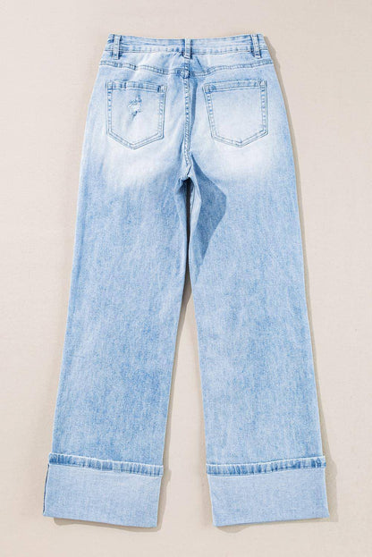 Beau Blue Light Lave jeans angustiados