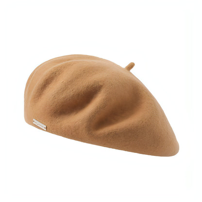 Casual Season Warm Thickened Pure Color All-matching Hat