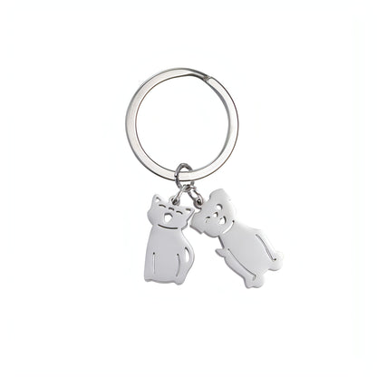 Personalized Name & Date Keychain – Custom Engraved Boy & Girl Keyring