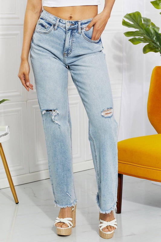 Vervet by Flying Monkey – Allie – Dad-Jeans in voller Größe im 90er-Stil