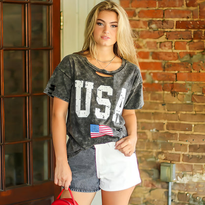 USA - T-shirt For Women