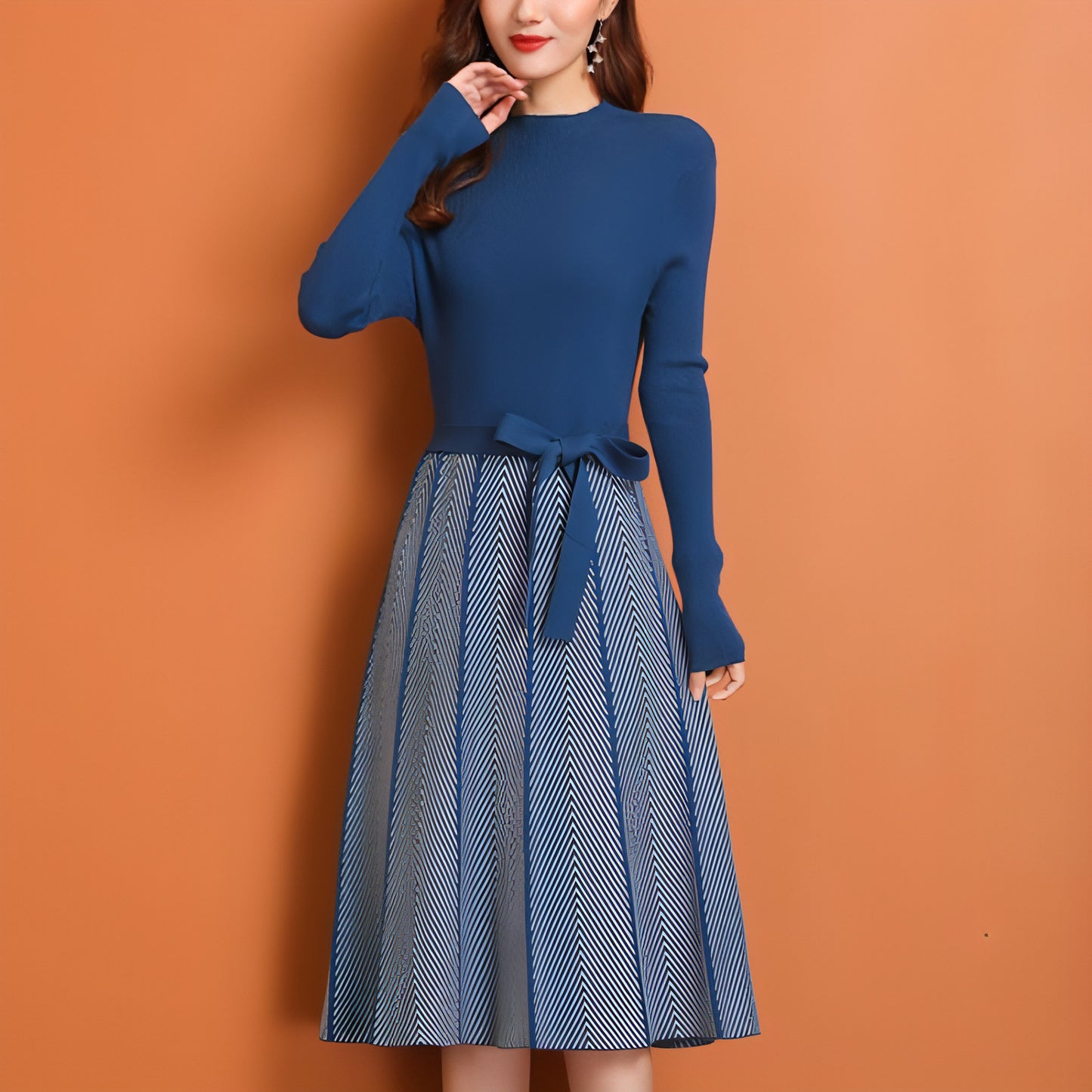 Sweater Skirt Inner Wear Base Temperament Long Women's Clothing Dress