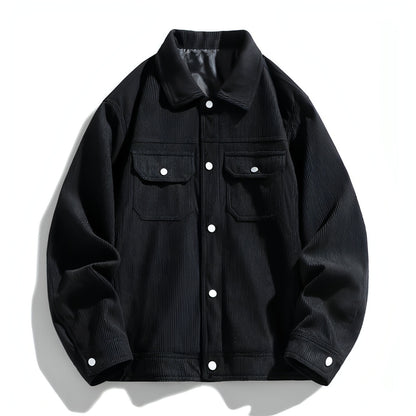 Autumn And Winter New Japanese Style Simple Light Velvet Core Casual Coat Jacket Ment