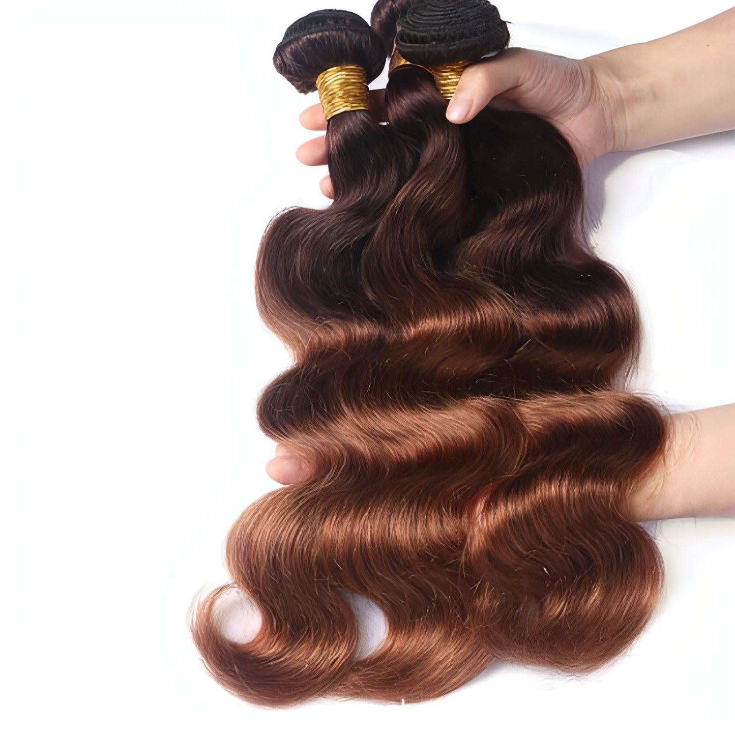 Real hair wig female real hair wavy body wave