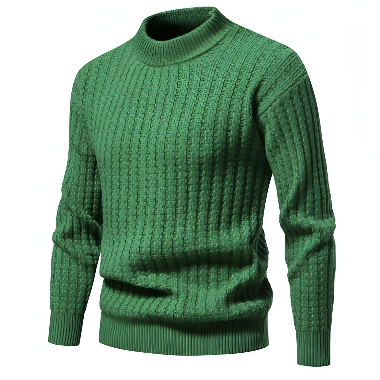 A.1. Autumn Men's Knitwear Solid Color Round Neck Fashion Sweater