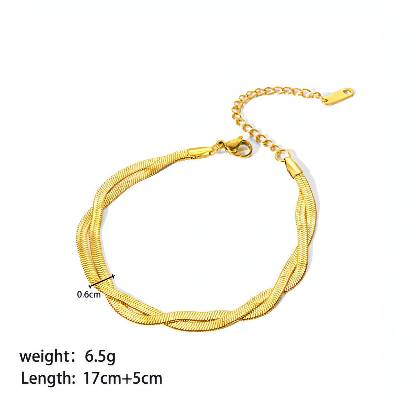 Elegant Gold-Plated Bracelet – Timeless & Stylish for Every Occasion