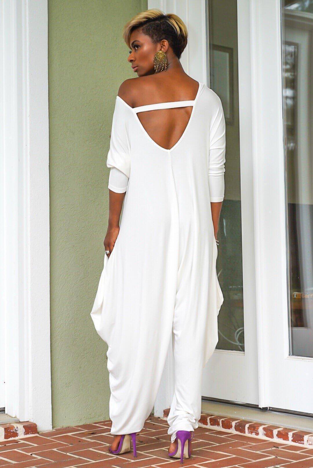 Oversized loose casual jumpsuit