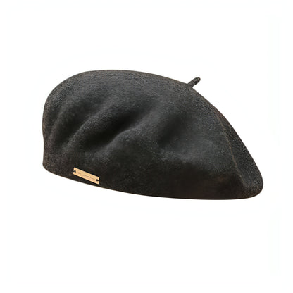 Casual Season Warm Thickened Pure Color All-matching Hat