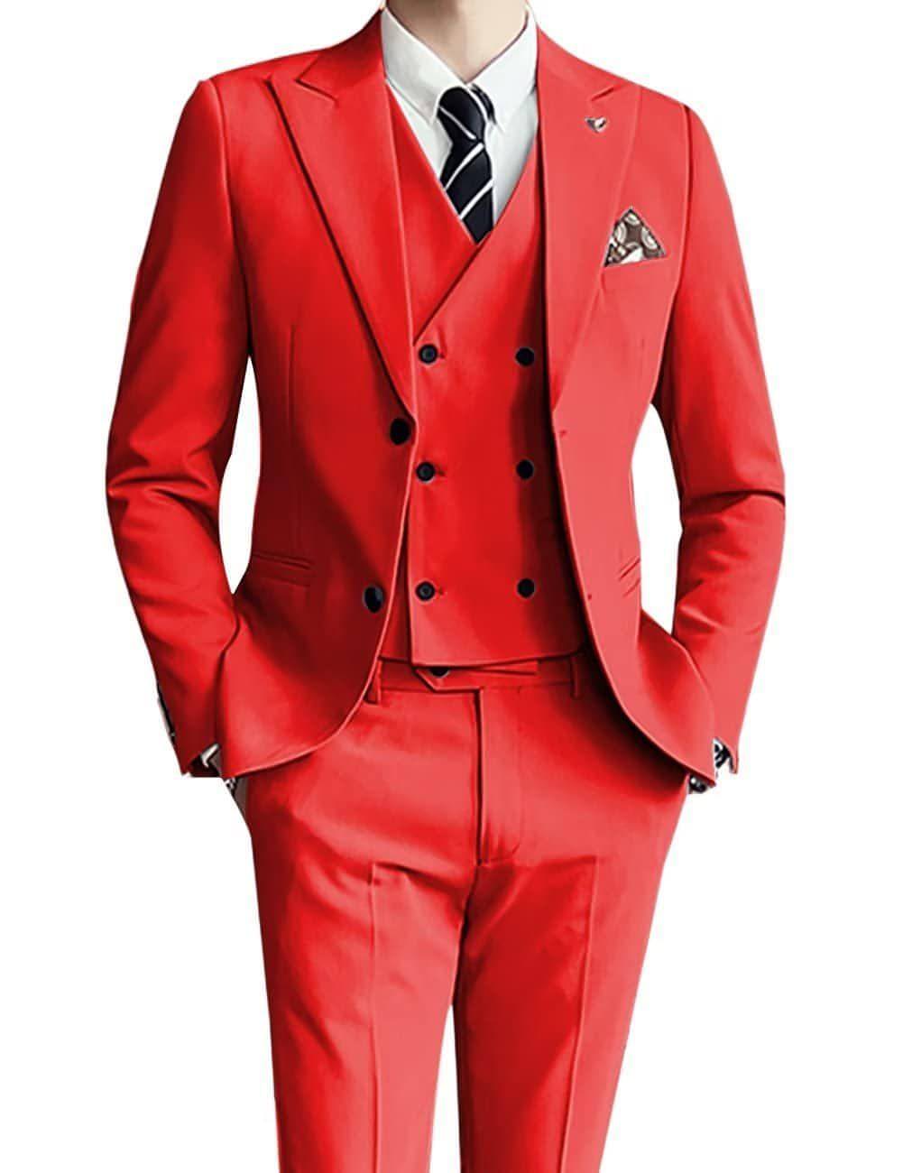 Three-piece Men's Suit Slim Fit Suit