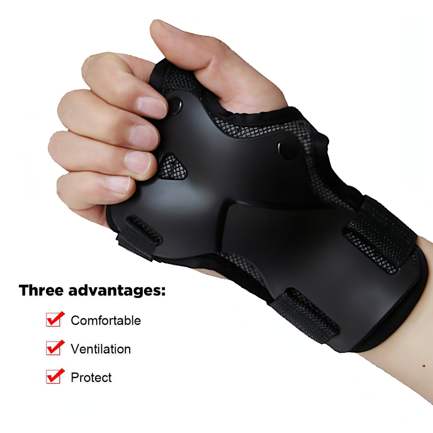 pair Impact Resistant Wrist Guards Protective Gear Wrist Brace Wrist Support for Skating Skateboard Skiing Snowboard