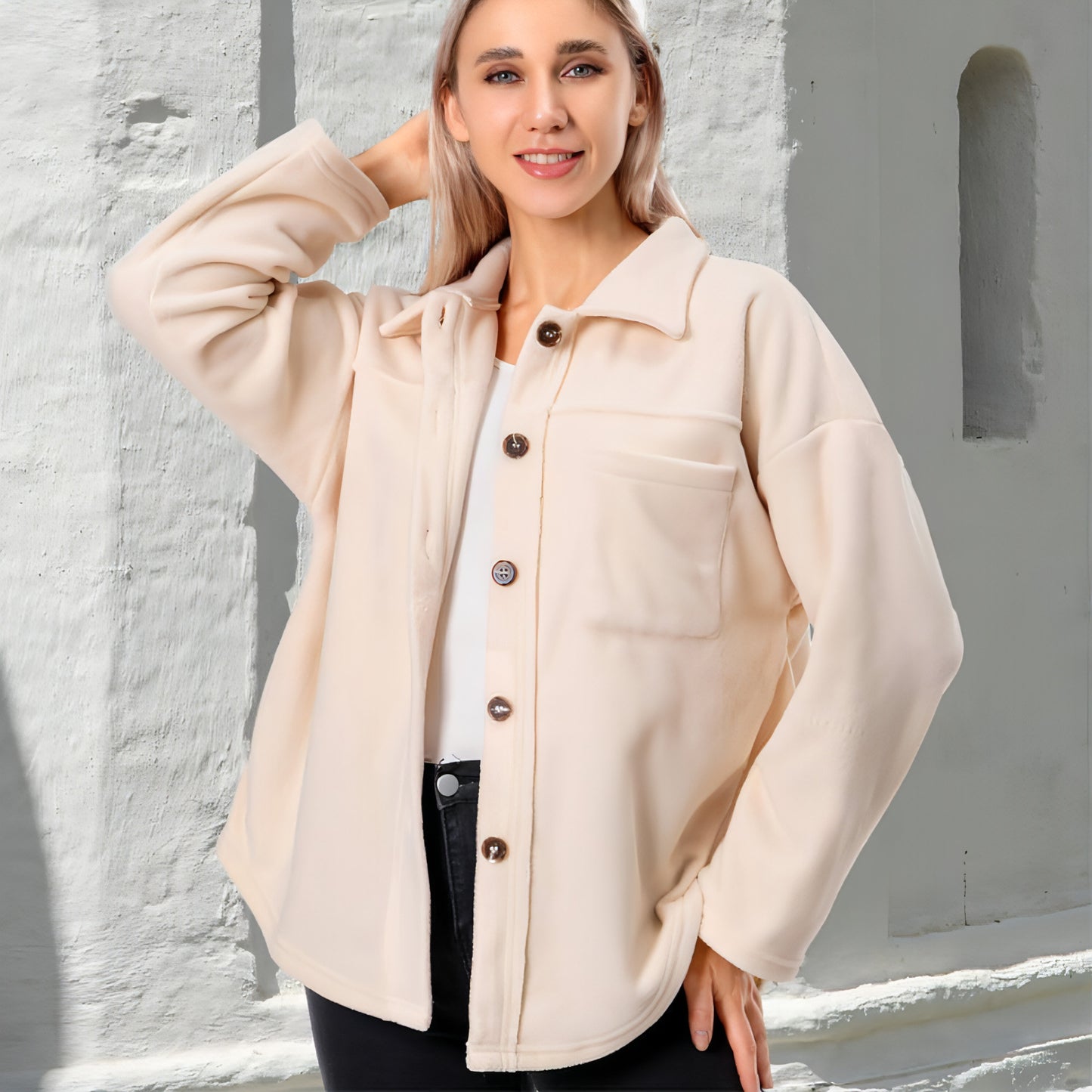 Plüschjacke für Damen