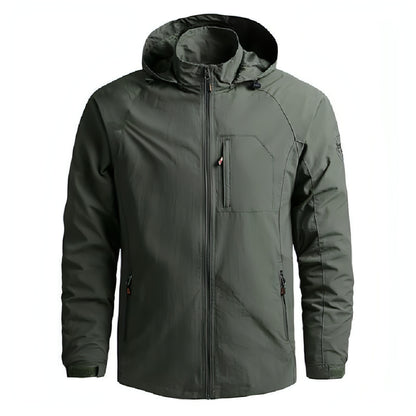 Men's Fashion Solid Color Single Outdoor Jacket