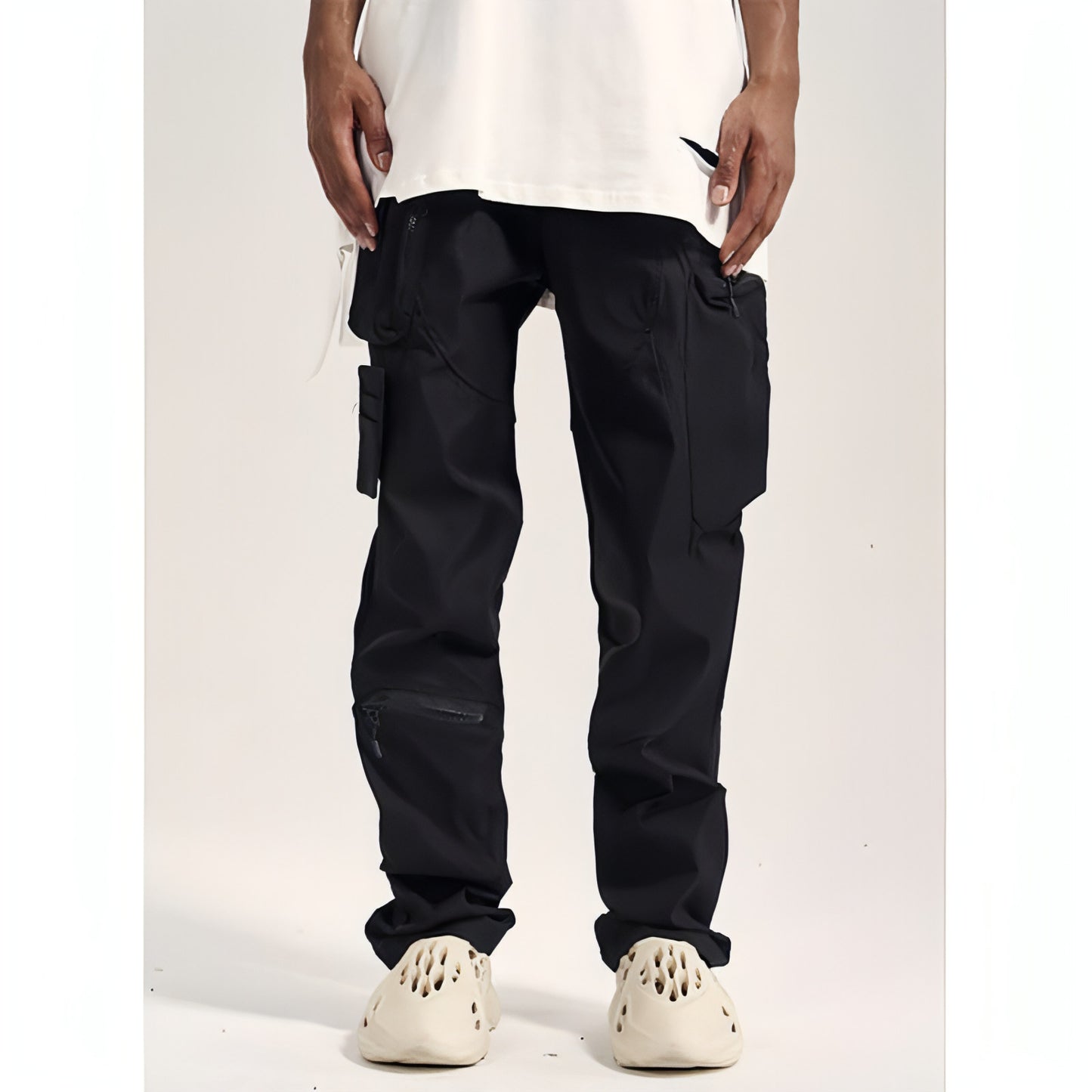 Gancho de vários bolsos e loop Chaopai Sports Casual Pants Homens