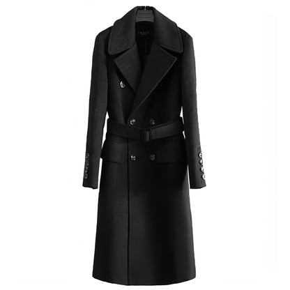 Trench Coat With Belt For Men