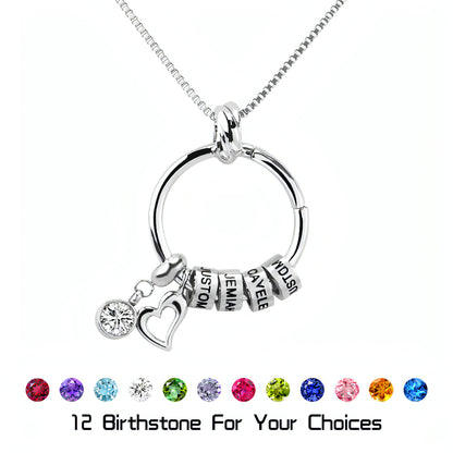 Trendy Love Pendant Exclusive Lettering Necklace With Diamonds