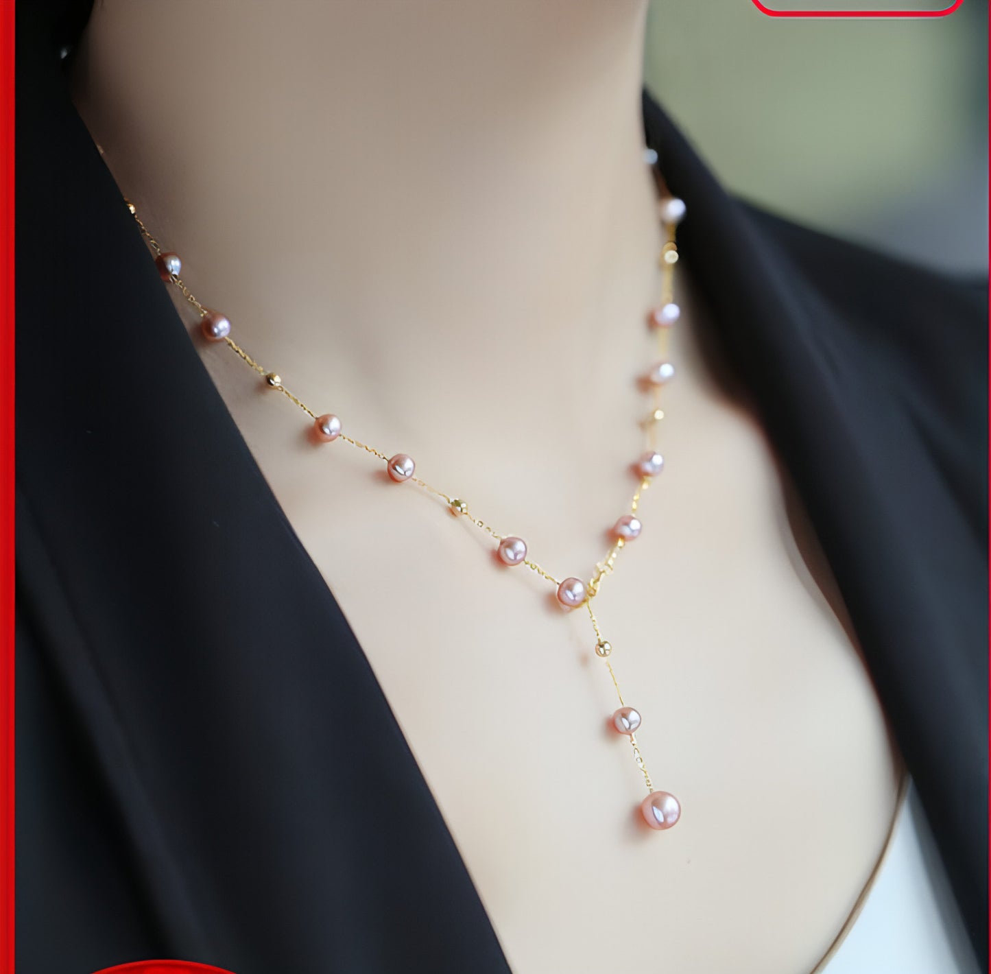 Women's Gypsophila Freshwater Pearl Necklace