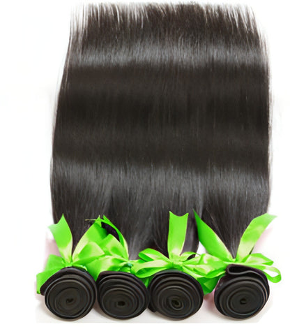 Real Hair Wig Straight Hair Natural Color Europe And America Brazil Straight Hair Curtain