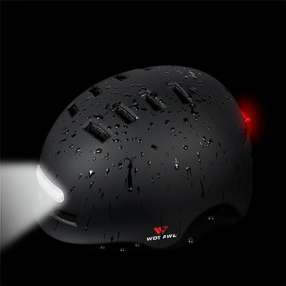 Casco con luz trasera Casco de ciclismo para bicicleta