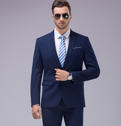 Traje de negocios para hombre