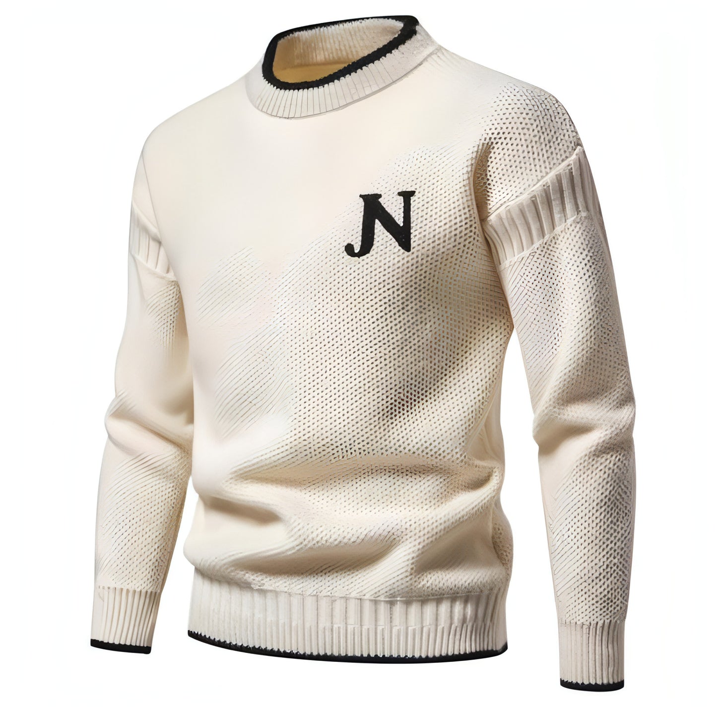 N - Profit - Trendy Leisure Warm Knitted Bottoming Youth Sweater Men