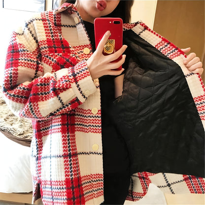 A1. Women's Autumn And Winter Woolen Coat