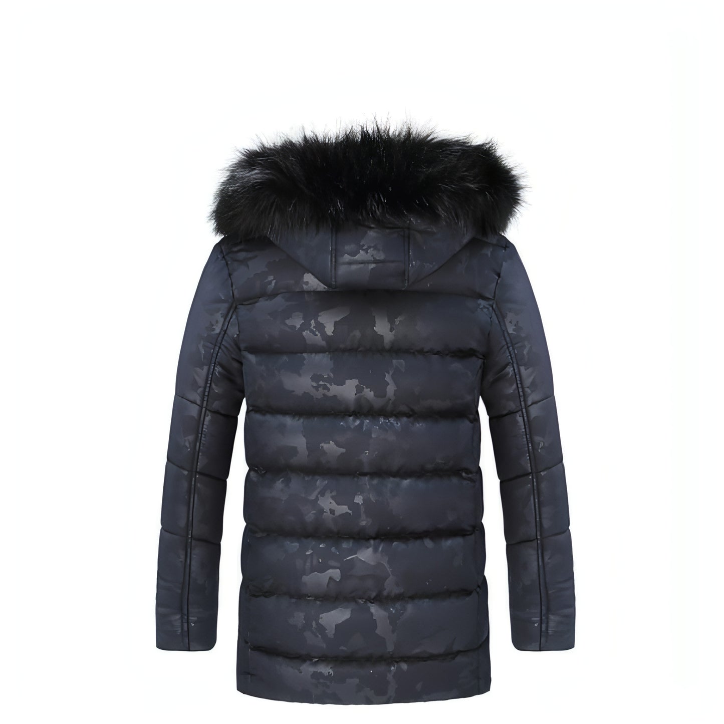 Men's Short Thickened Winter Outdoor Cotton-padded Clothing British Fur Collar Coat Jacket