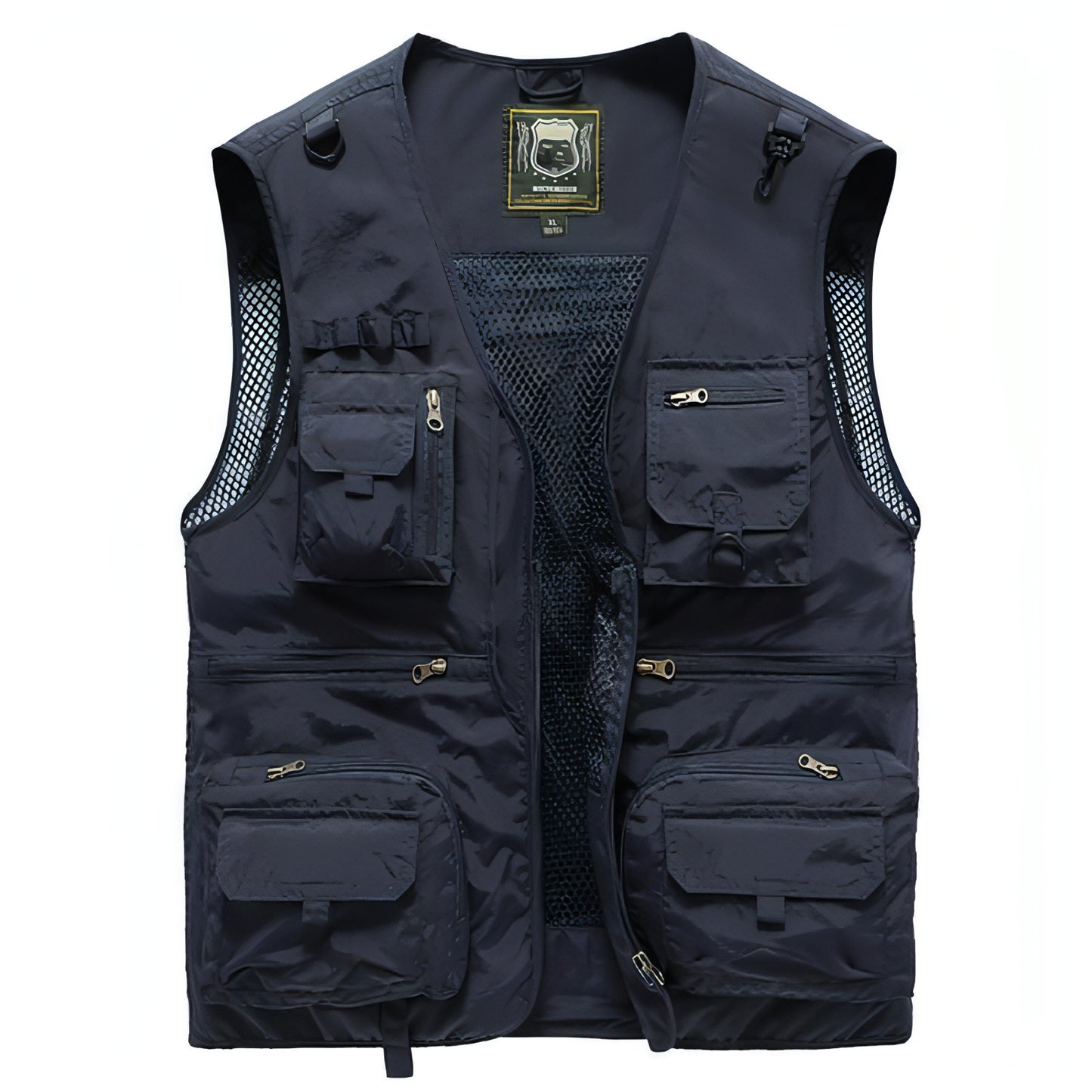 Safari waistcoat multi-pocket men jacket