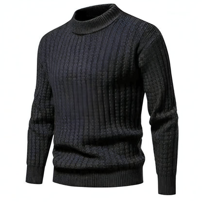 A.1. Autumn Men's Knitwear Solid Color Round Neck Fashion Sweater