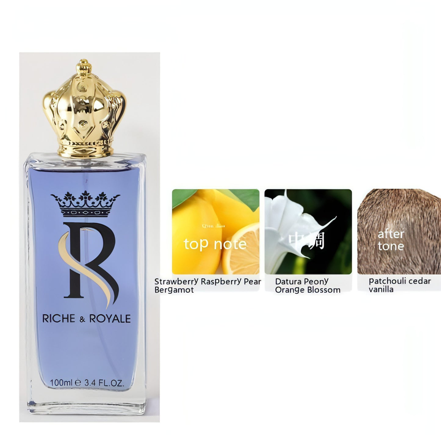 Riche & Royale / Sultan Rose - vonj po vrtnici - Eau de Parfum