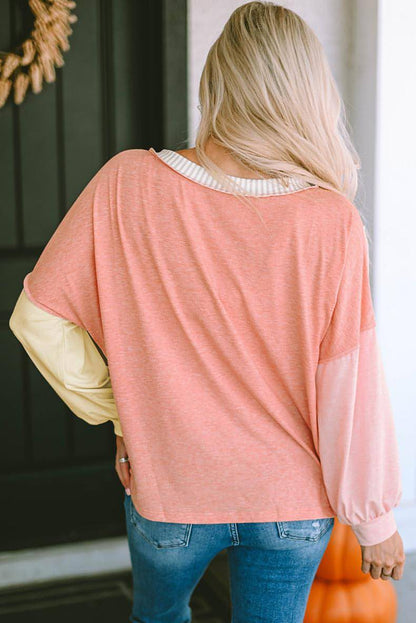 V-neck Long Sleeve Top Women's (T-shirt)