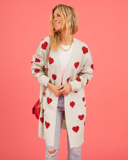 Cardigan Love Pocket-deco