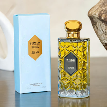 Perfume de colonia Sefralls Azure Miracle, fragancia versátil y duradera, fresca, romántica, de lujo, perfume vibrante