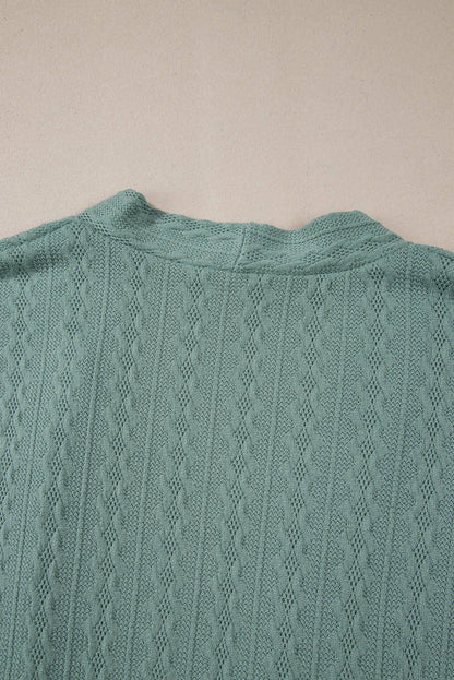 Cardigan aperto sul davanti con tasche laterali in maglia testurizzata Canton