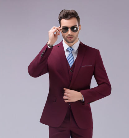 Traje de negocios para hombre