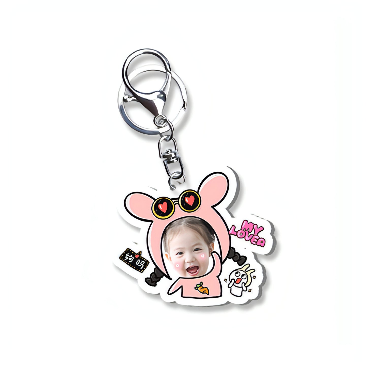 Custom Photo Keychain – Personalized Acrylic Keyring