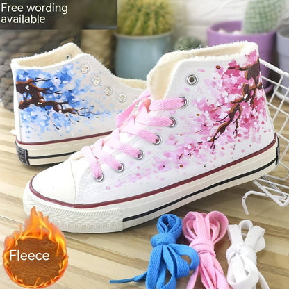 High Top Canvas Shoes For Summer And Autumn Women