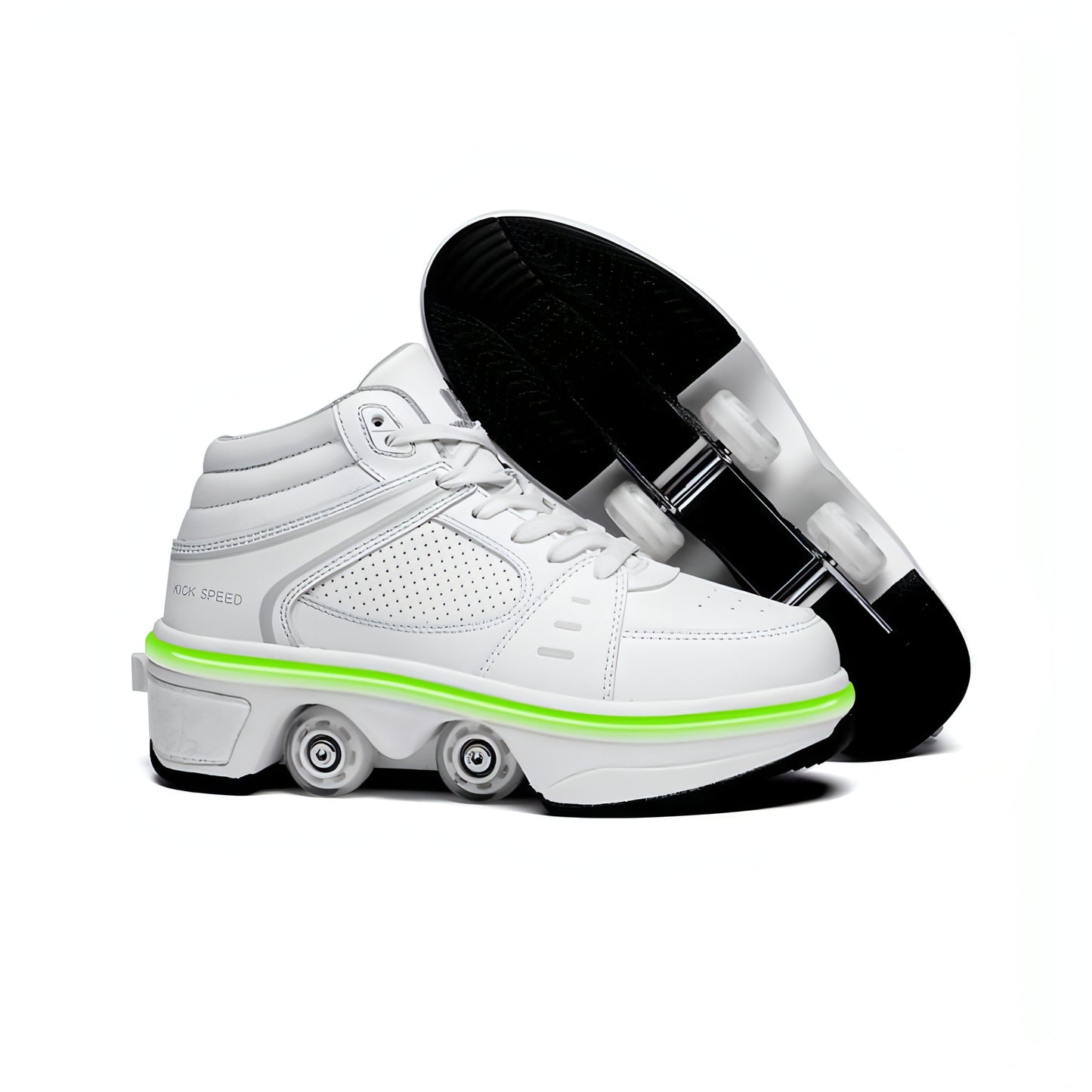 Deformation Shoes Double Row Rune Roller Skates