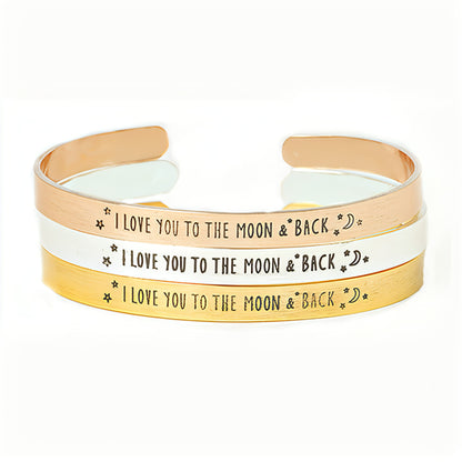 Size Adjustable Jewelry Lettering I Love You Bracelet