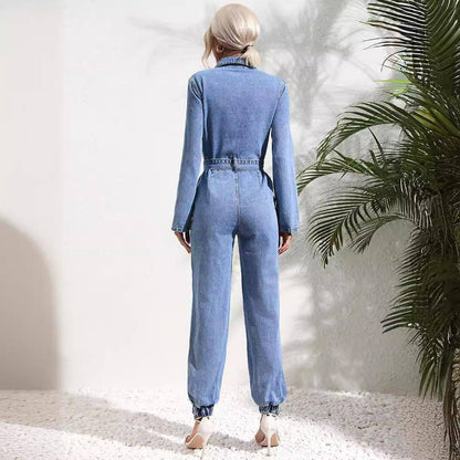 Women's Leisure Commute Temperament Jumpsuit