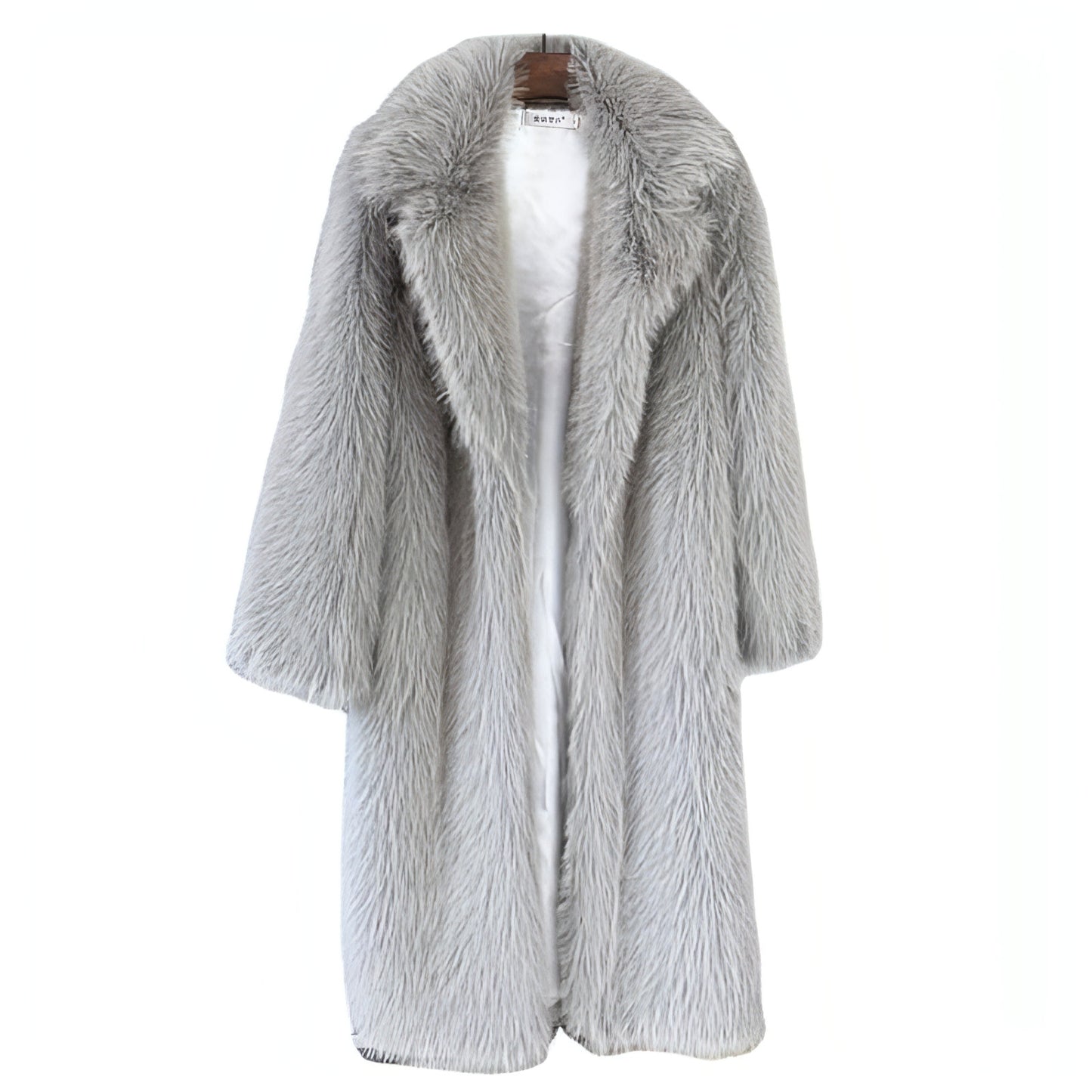 A Women's Suit Collar Jacket Fur