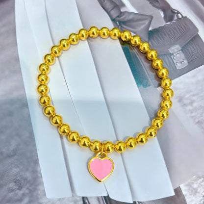 Pulsera de moda de oro puro para mujer