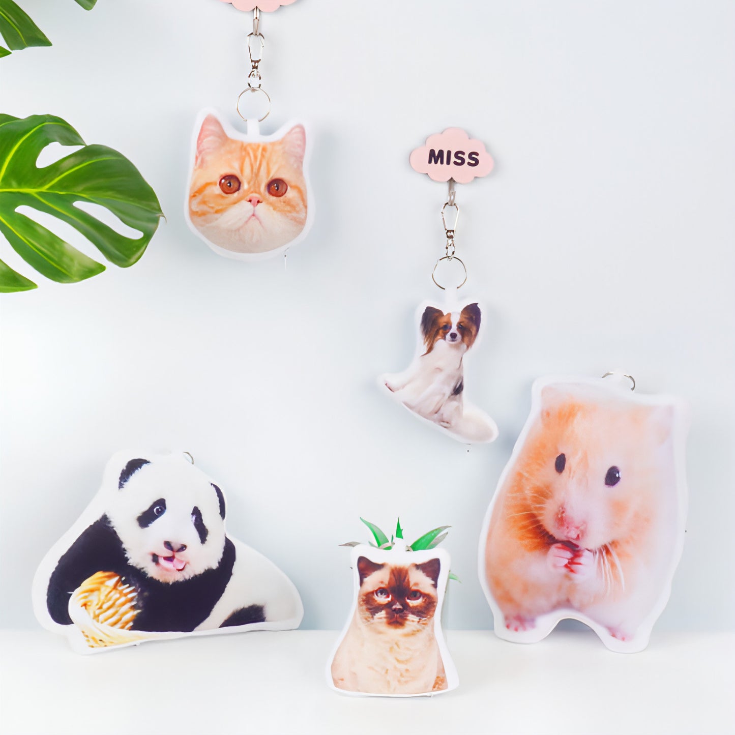 Custom Pet Photo Keychain – Personalized Gift for Pet Lovers!