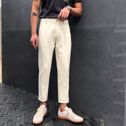 Minimalist And Versatile Casual Jeans Men