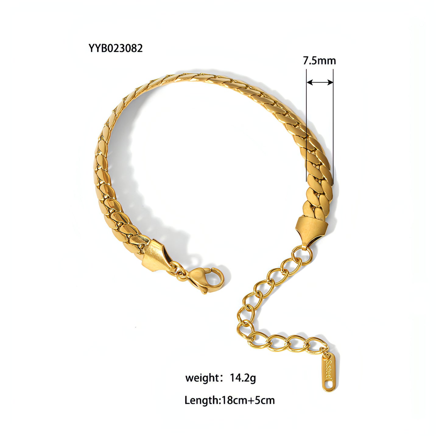 Elegant Gold-Plated Bracelet – Timeless & Stylish for Every Occasion